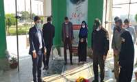 تجدید میثاق بخشدار مرکزی شهرستان بوشهر با شهدای گمنام شهر عالیشهر 