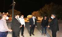 بازدید شبانه فرماندار و بخشدار مرکزی بوشهراز اقامتگاه های مسافران نوروزی