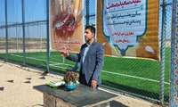 افتتاح زمین چمن مصنوعی روستای محرزی 